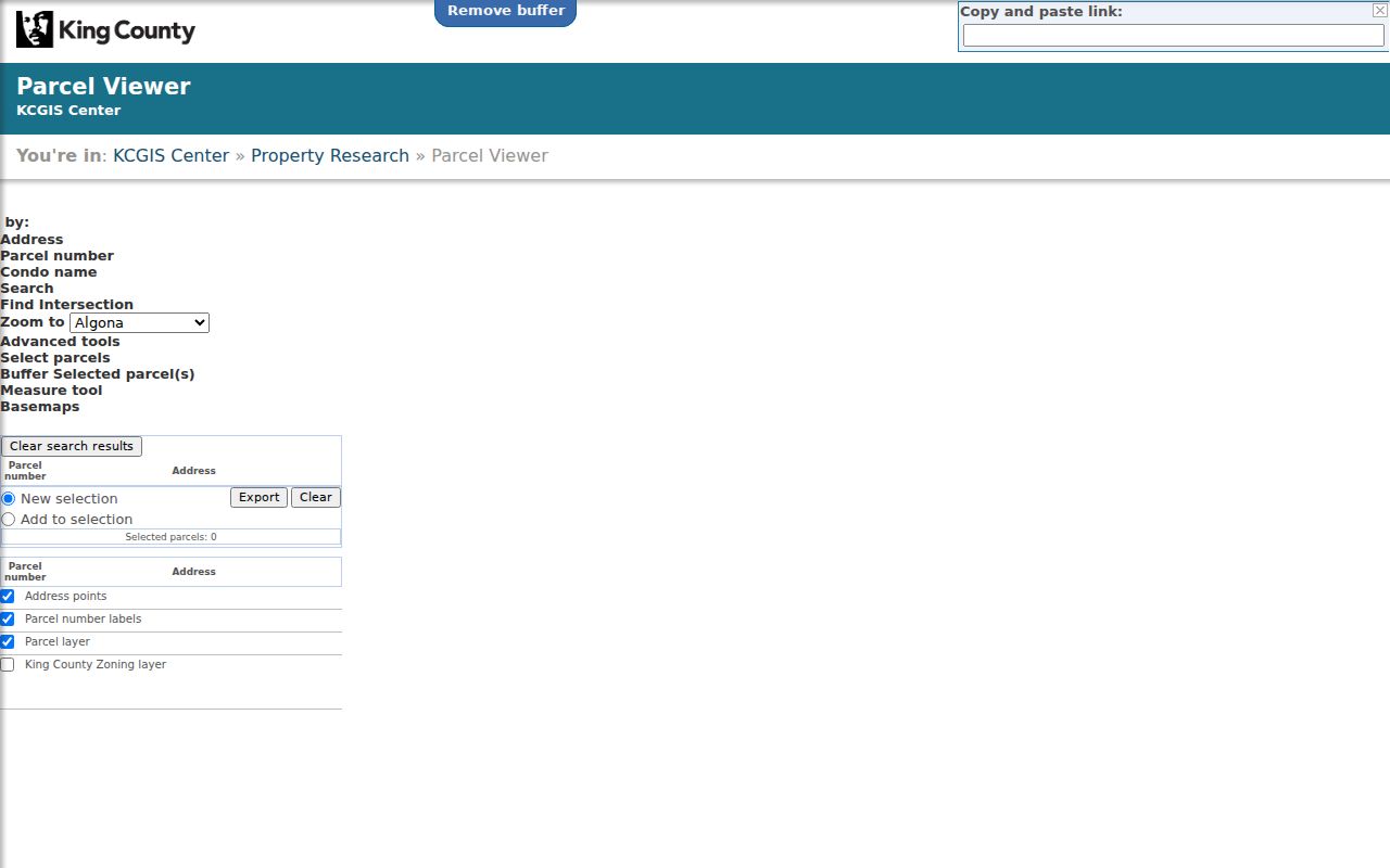 Bothell people search using King County Parcel Viewer